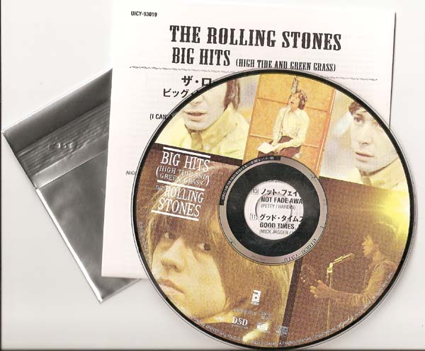 Disc, Insert, & still sealed Collector Card, Rolling Stones (The) - Big Hits: High Tide and Green Grass (US)